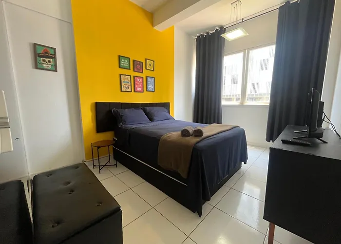 Loft No Centro-Lapa, Consulado, Metro, Praia E Ar!